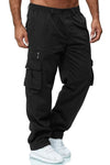 Männer cargo-hosen – funktionale freizeit-trousers mit robuster multi-taschen-design für den alltag