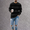 Männerstrickpulli für lässige anlässe - moderner langarm-jumper für den alltag