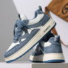 Männersneaker im lässigen denim-stil in grau - trendige freizeit-schuhe für vielseitige outfits