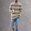 Männerstrickpulli für lässige anlässe - moderner langarm-jumper für den alltag