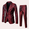 2-teiliges herrenanzug - eleganter massgeschneiderter blazer und hose