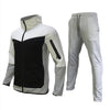 2-teilige herren trainingsanzug kombination - luftiges fitness outfit