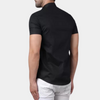Männershirt mit kurzen ärmeln, taillierte passform – vielseitig für abend- und wochenendausflüge