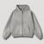 Oversized zip-up hoodie - trendy herrenmode für jede gelegenheit