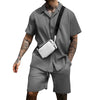 Männersommer outfits - lässig kurzarmshirt und shorts