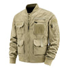 Herren utility cargo-jacke – praktische outdoor-bekleidung mit vielen taschen für abenteuer und freizeit