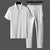 2-teilige hemd und hose ensemble - stilvolles herren freizeitoutfit
