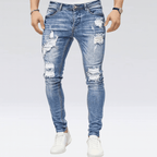 Taillierte slim-fit jeans - männer denim hosen für einen stilvollen look