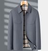 Männlicher slim-fit blazer - vielseitige übergangsjacke für büro und freizeit