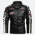 Männers leder-motorradjacke - langlebiger stylischer schutz für biker-abenteuer