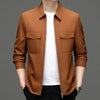 Männlicher slim-fit blazer - vielseitige übergangsjacke für büro und freizeit