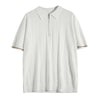 Männers poloshirt mit reissverschluss - leichtes premium-material für lässige anlässe
