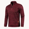 Männlicher, leichter halb-zip pullover - funktioneller jumper für lässige anlässe