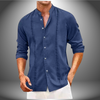 Männer leinenhemd - klassisches button-up für freizeitlook