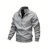 Männersport jacke mit reissverschluss - klassischer stil für aktive lebensstile
