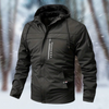 Herren outdoor jacke isoliert, wasserdicht mit kapuze - funktionelle freizeit- und winterjacke fürs wandern & den alltag