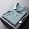 Seiden-polo-shirt - eleganter freizeitlook für männer