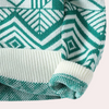 Männers trägerspullover mit geometrischem muster - hochwertige weiche strickjacke für den täglichen komfort