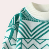 Männers trägerspullover mit geometrischem muster - hochwertige weiche strickjacke für den täglichen komfort