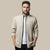 Gemütlicher zip-up cardigan - herren strickbekleidung mit vielseitigem stil