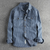 Männershirt mit streifen - vintage langarmtop