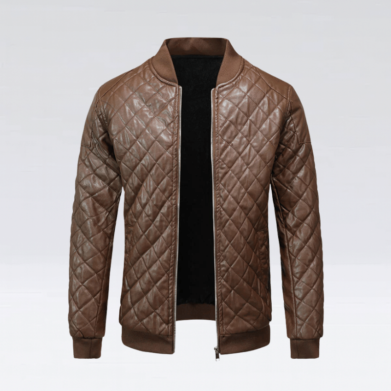 Vintage-inspirierti läderjacke – robusts und vielseitigs design für den tägliche träg