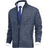 Männer zip-pulli - vielseitiges strickoberteil für smarte casual-looks