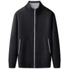Männer zip-pulli - vielseitiges strickoberteil für smarte casual-looks