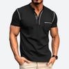 Herren henley-shirt mit praktischer brusttasche - trendy kurzarm oberteil