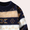 Männerstrickpullover aus weichem material - lässiger und gemütlicher fair-isle-muster sweater