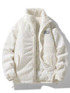 Männer cordjacke - trendige zip-up ripp-outerwear