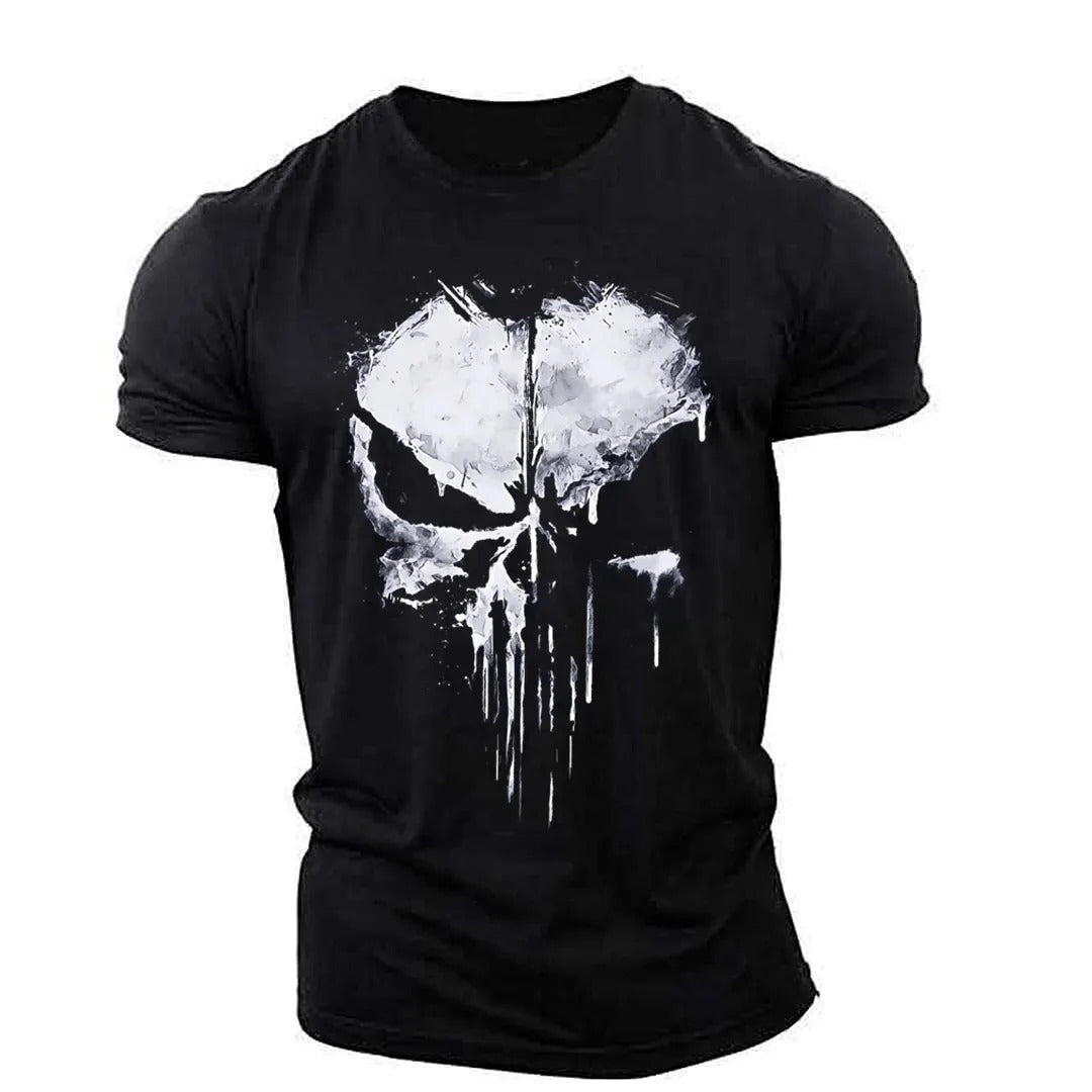 Männer T-Shirt Totenkopf – Trendiges Shirt für Anlässe