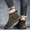 Männerschuhe aus edlem wildleder - moderne ankle boots für den alltag