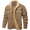 Männer winterjacke robuste sherpa futterjacke - stylische outdoorjacke mit brusttaschen