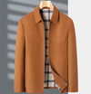 Männlicher slim-fit blazer - vielseitige übergangsjacke für büro und freizeit