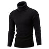 Männers pullover mit kabelstrick und rollkragen - dicke, warme sweater für legere anlässe