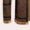 Männerjacke klassische fleece braun für den alltag - vielseitige lässige oberbekleidung mit grossen taschen