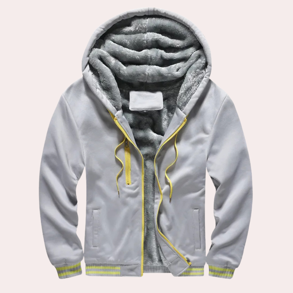 Herren Hoodie mit weichem Futter – Sommerjacke Alltag