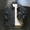 Männer casual jacke - trendy design für den alltag, moderne grafikdruck und langlebiger stoff