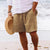 Männers leinen shorts - vielseitige sommer strandmode