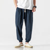 Ärmellose männer sweatpants – leichte, lässige jogginghose mit zugband