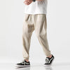 Ärmellose männer sweatpants – leichte, lässige jogginghose mit zugband