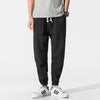 Ärmellose männer sweatpants – leichte, lässige jogginghose mit zugband