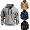 Halb-zip hoodie - vielseitiger pullover sweatshirt für herren