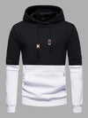 Männers kapuzenpulli mit waffelmuster in schwarz – stylischer und vielseitiger pullover für lockere anlässe