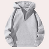 Herren zip-hoodie – weicher baumwollmix pullover für lässige anlässe