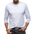Langarm-cotton t-shirt - klassisches casual-oberteil für männer