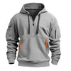 Halb-zip hoodie - vielseitiger pullover sweatshirt für herren