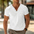 Männers lässiges henley t-shirt – weiches baumwollmischgewebe für den alltag – stylisches kurzarm-shirt für entspannte anlässe