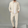 Männer 2-teiliges freizeit-outfit - stylische zip-jacke für lässige mode